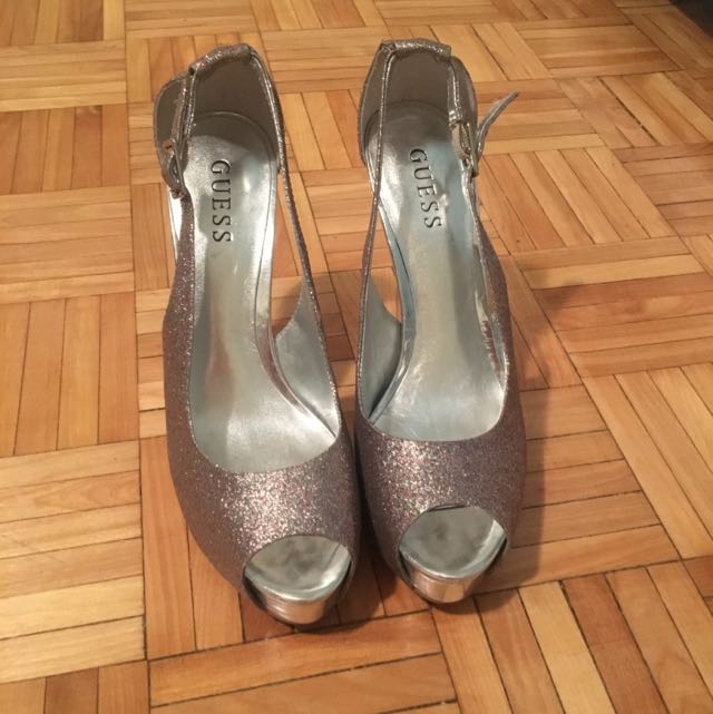 sparkly guess shoes