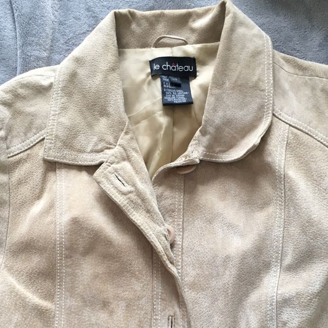 Le Chateau Beige Peacoat Women s Fashion Clothes on Carousell