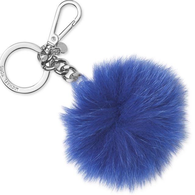 Michael kors discount puff ball keychain