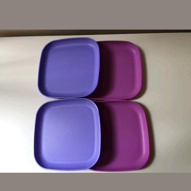 Tupperware Luncheon Plates, Furniture & Home Living, Kitchenware