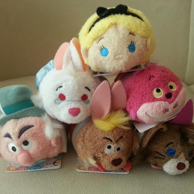 Alice In Wonderland Friends Tsum Tsum Set from Japan Disney
