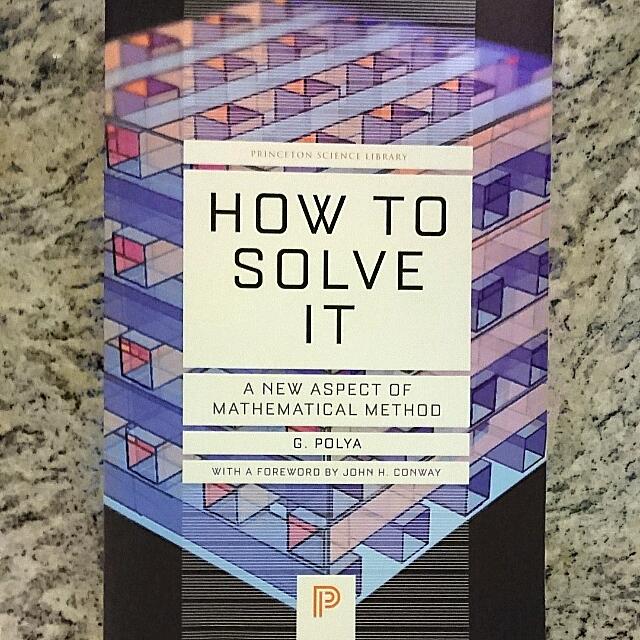 How To Solve It George Polya Books Stationery Fiction On