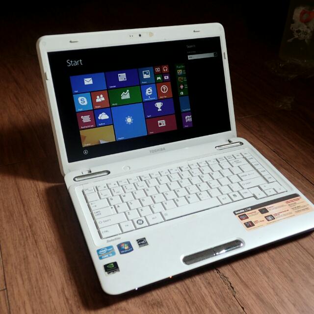 Laptop Toshiba L745 Core I5 Putih Cocok Untuk Gaming Dan Design Elektronik Komputer Desktop Di Carousell