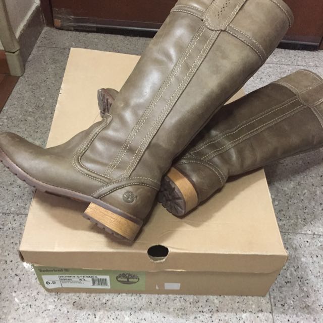 timberland leather boots women