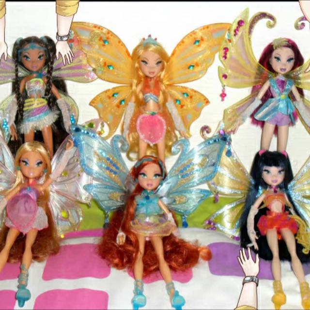 winx club glam magic enchantix dolls for sale