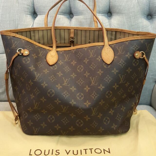 🔥Authentic LV Louis Vuitton Neverfull MM Monogram, Luxury, Bags