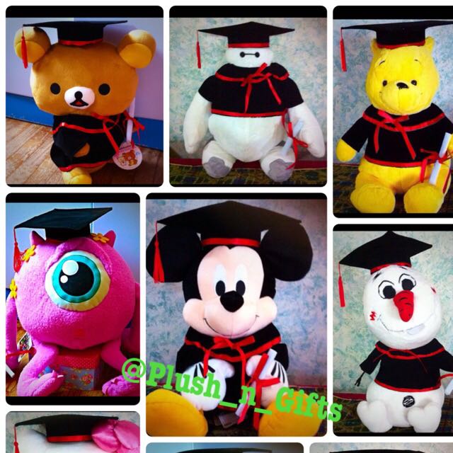 mickey graduation plush