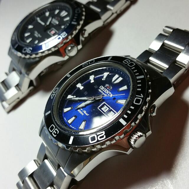Orient Mako Xl Blue Black Luxury Watches on Carousell
