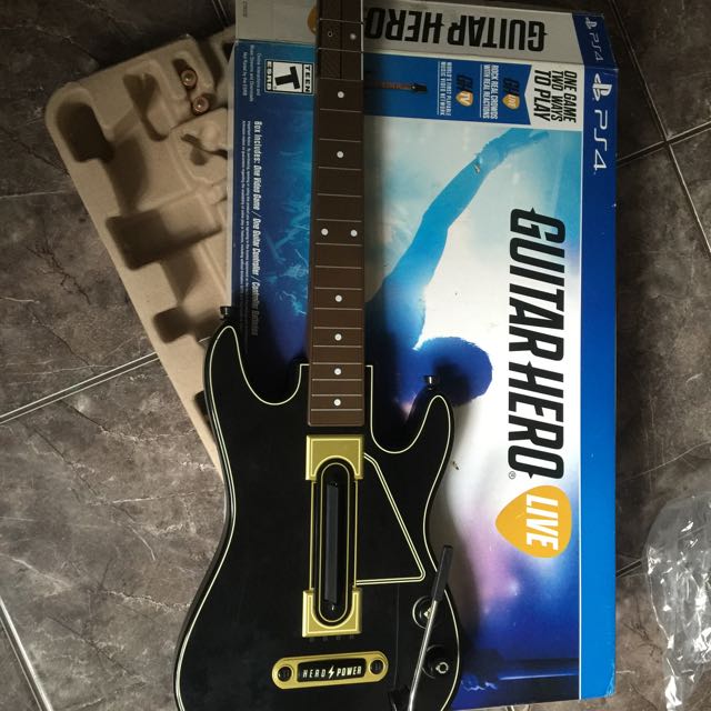 Ps4 Guitar Hero Live Video Gaming Gaming Accessories On Carousell