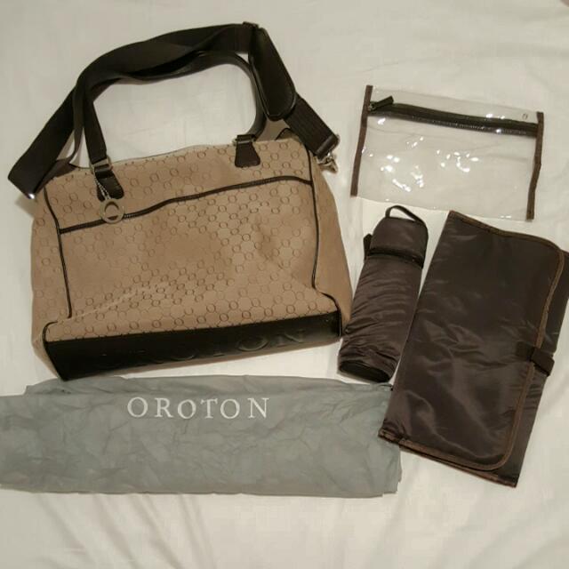 oroton nappy bag