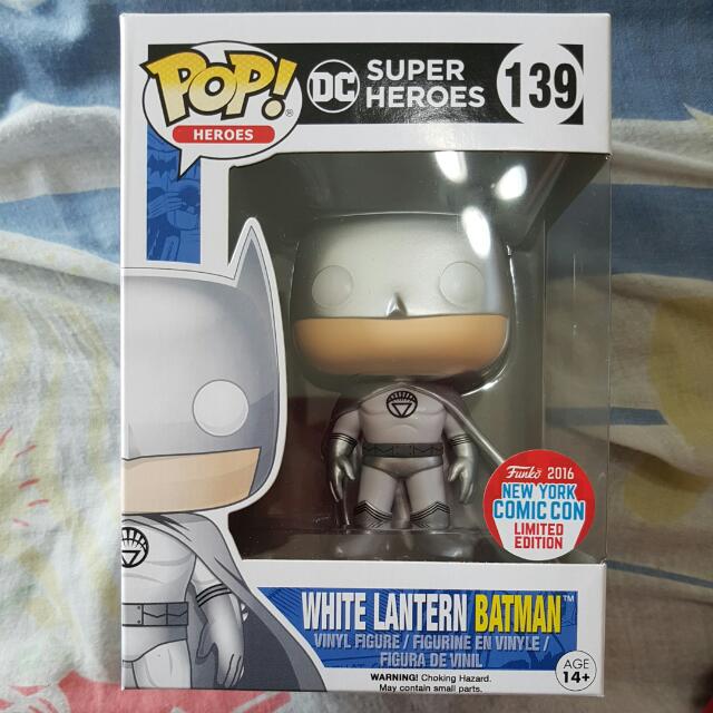white lantern batman funko pop