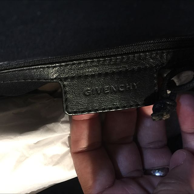 Authentic Givenchy Nightingale Men's Biker Tote (Category: Luxury Bags & Wallets) located in Paranaque City. Submitted by lovebrand (Listing ID 72687135, Image 3). Description: Very slightly used in very nice condition, super! :) No strap Only Bag.