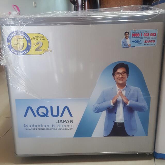 Kulkas 1 Pintu Portable Aqua Aqr D50f Silver Kitchen Appliances Di Carousell