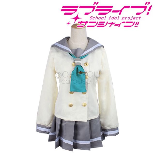 Love Live Sunshine Aqours Winter School Uniform Seifuku Cosplay