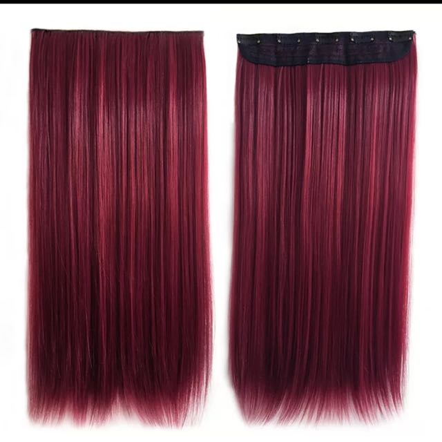 Merlot Wine Red Hair Extensions Health Beauty Hair Care On