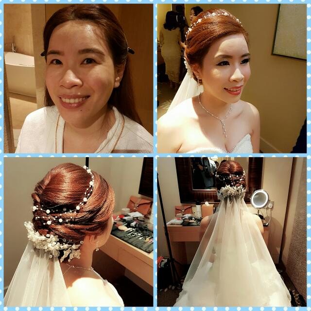 Wedding Dinner Dance And Photoshoot Makeup And Hair Styling