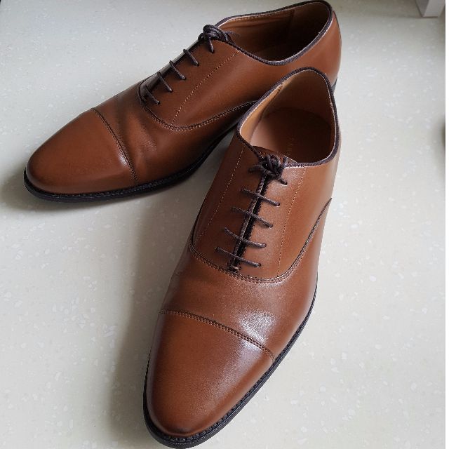 ZARA Men Oxford Shoes with Toe Cap Size 