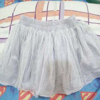 Silver Tutu Skirt 2-4 Yrs Old