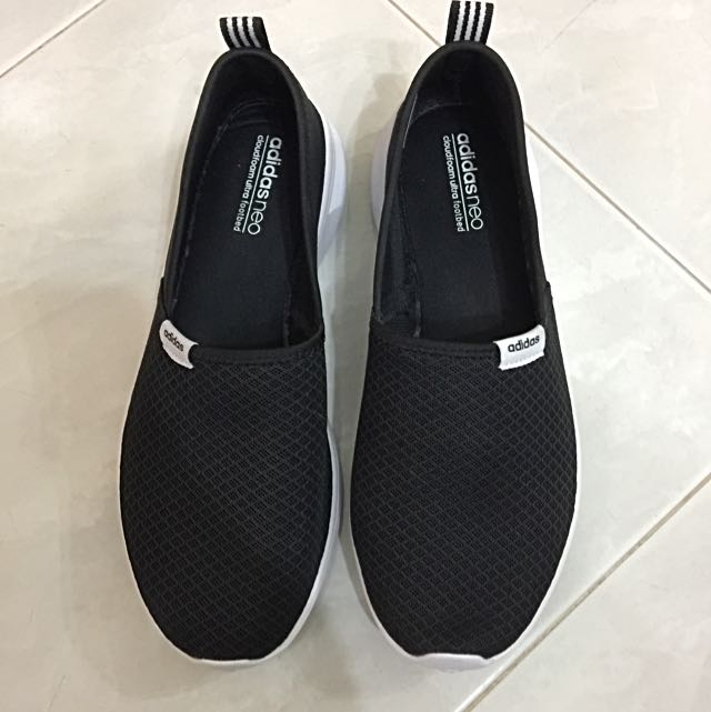 adidas neo cloudfoam slip on