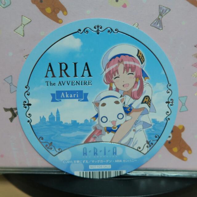 Aria The Avvenire 水星領航員akari 水無燈里社長紙杯墊1款 玩具 遊戲類 Board Games Cards Carousell