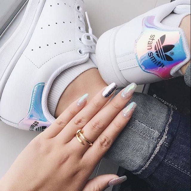 adidas stan smith holographique