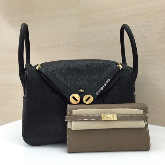 Brandless Lindy 30 Black Ghw Kelly Wallet Women S Fashion On Carousell 45 days money back guarantee. carousell