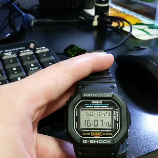 Casio G Shock Dw 5600e Men S Fashion Watches On Carousell