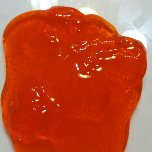 Clear Bright Orange Slime, Design & Craft, Others on Carousell