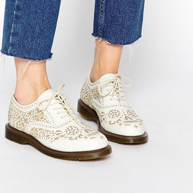 off white dr martens denim