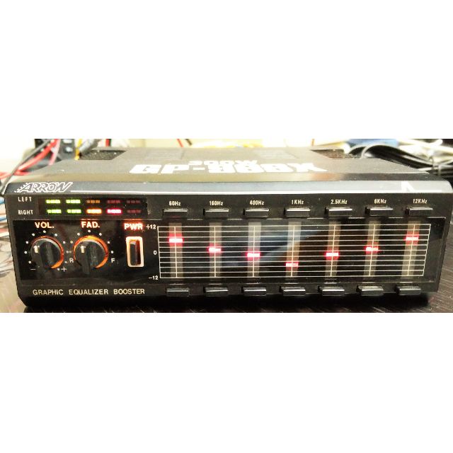 Equalizer Arrow GP988X 300W Digital 7 BAND LED BAR EQ Old School Style