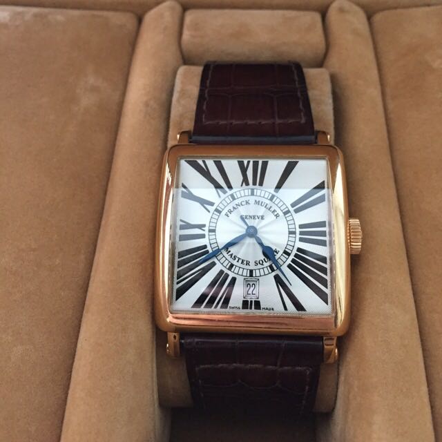 Franck muller master square rose gold sales