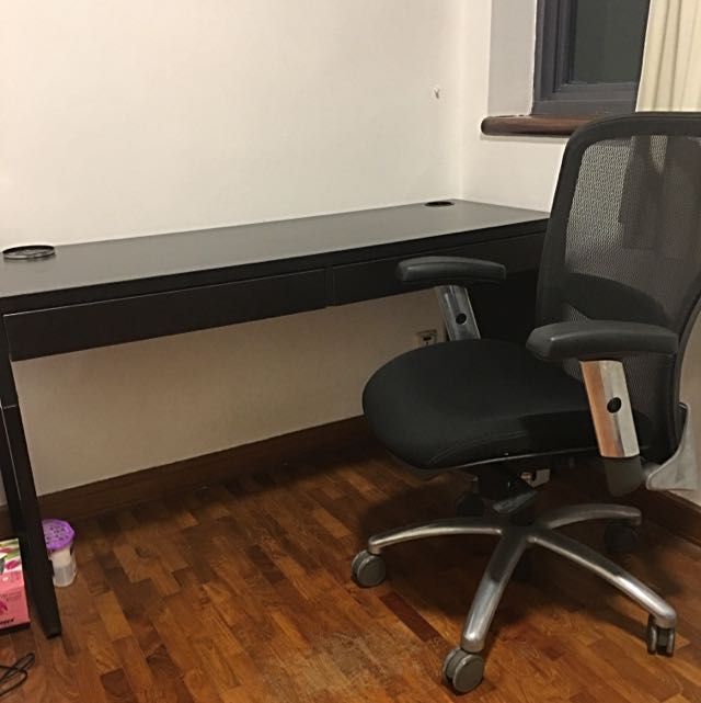 Ikea Office Desk And Webbed Chair Moving Out
