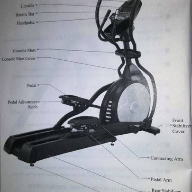 Impulse elliptical cross shop trainer e559
