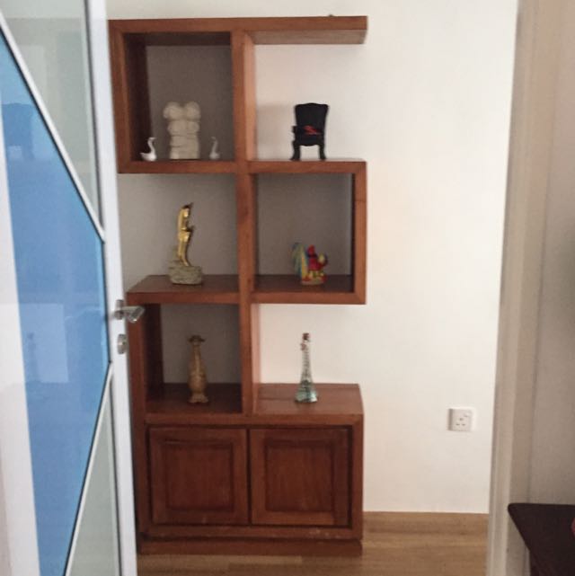 Lucia Teak Display Shelf Classic Design Furniture On Carousell