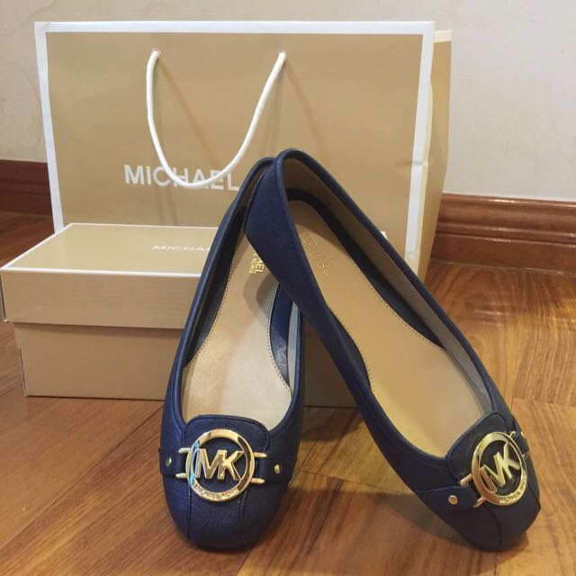 michael kors fulton moc navy