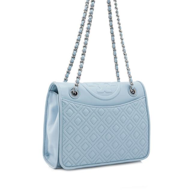 Rare) Baby Blue/Pastel Blue Tory Burch Fleming Shoulder Bag, Luxury, Bags &  Wallets on Carousell