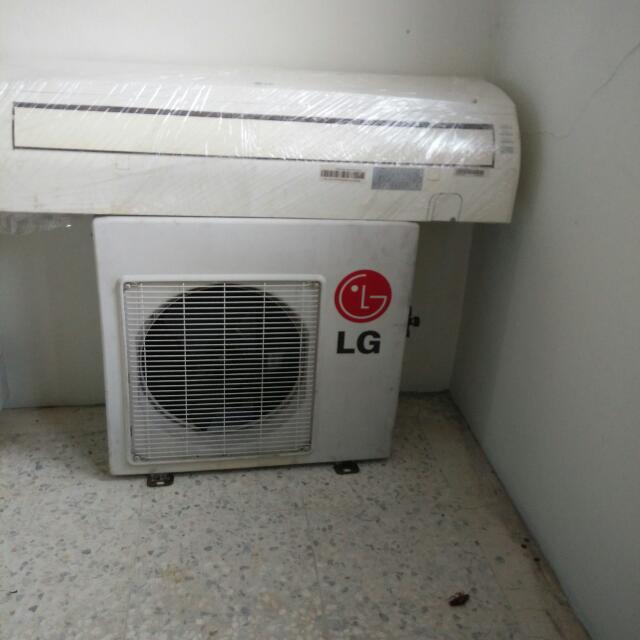 2nd Lg Air Cond 1 0hp Siap Pasang Kat Puchong Area Saje Kitchen Appliances On Carousell