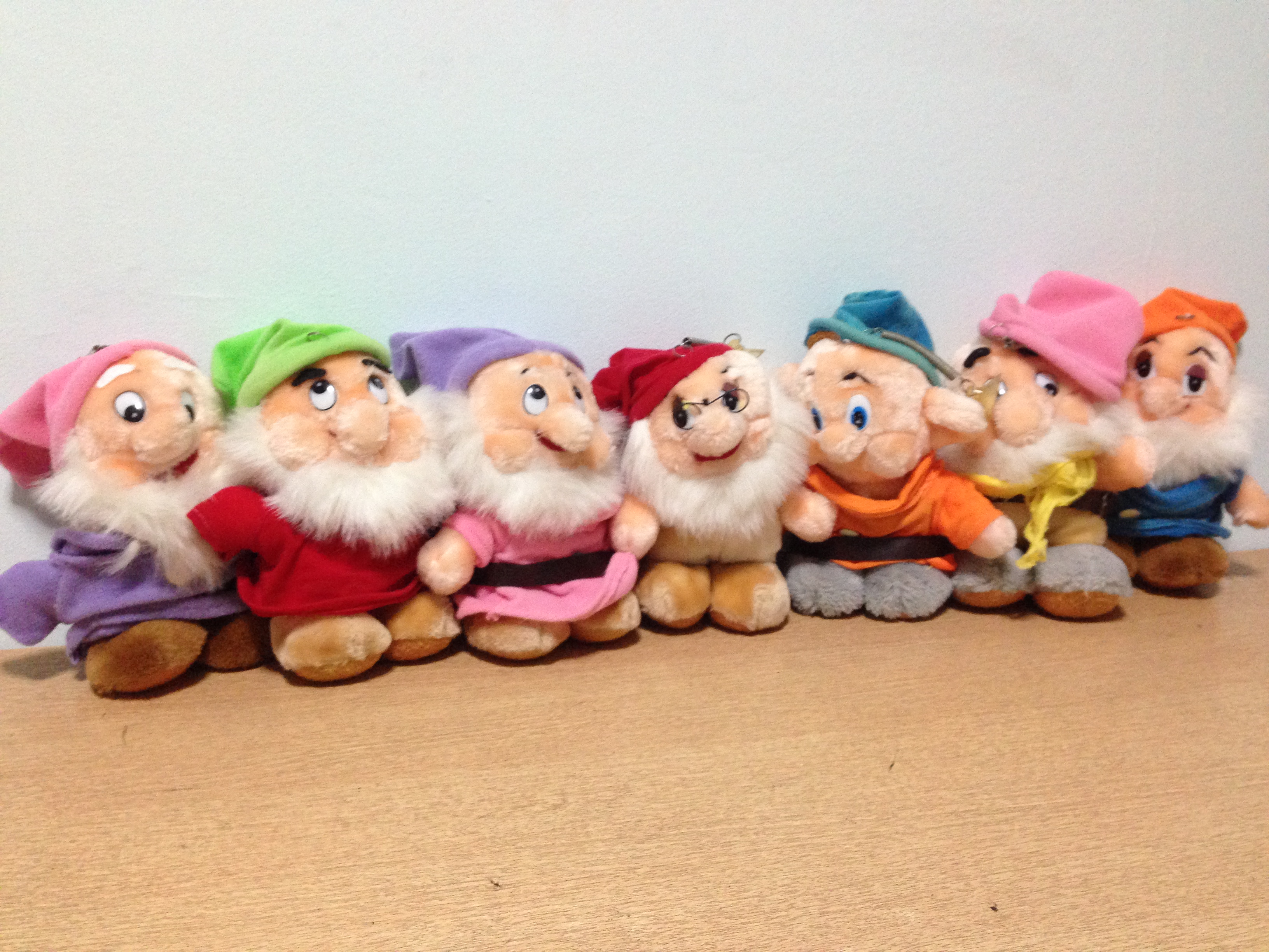 seven dwarfs stuffed toys