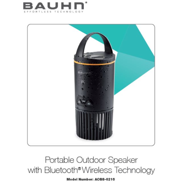 Bauhn bluetooth top outdoor speaker