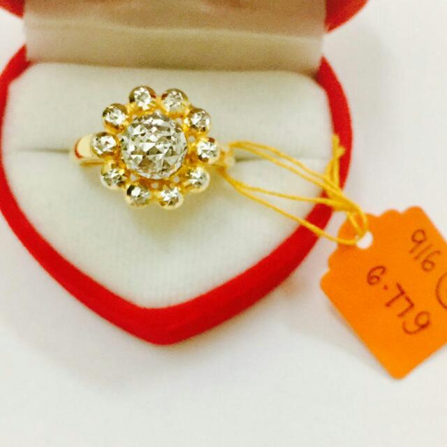 Cincin Emas 916 Women S Fashion Jewellery On Carousell