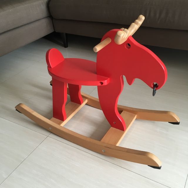 IKEA Ekorre Rocking Moose Or Rocking Horse, Babies & Kids, Baby Nursery