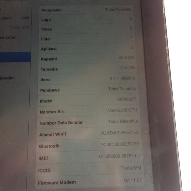 Ipad 1 (Category: iPad) located in Kuala Lumpur. Submitted by arissa0303 (Listing ID 72955201, Image 2). Description: .