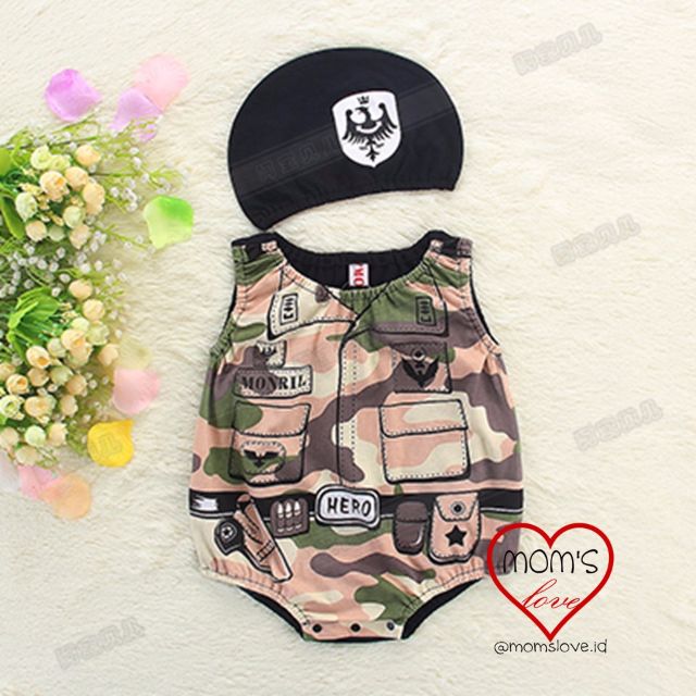 510 Koleksi Model Baju Bayi Tentara HD Terbaik