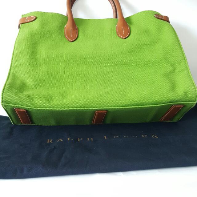 CNY SALES CLEARANCE Ralph Lauren Canvas Tassel Tote Bag Luxury