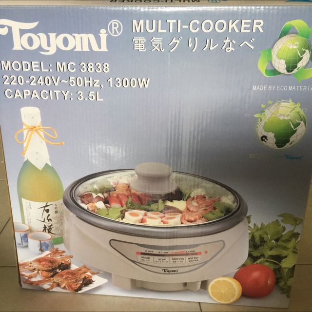 Toyomi Multi Cooker Model MC 3838 3.5L