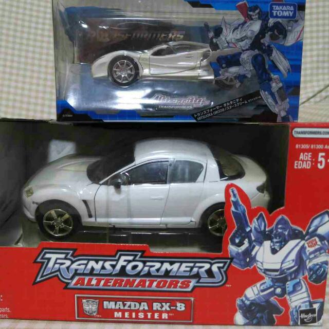 Transformers Alternity Starscream & Alternator Jazz, Hobbies & Toys