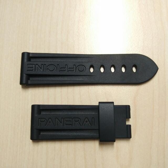 Panerai rubber strap original on sale