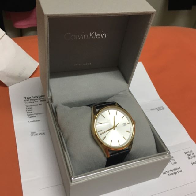 Calvin Klein Watch Formality Silver Dial Stainless Steel Case