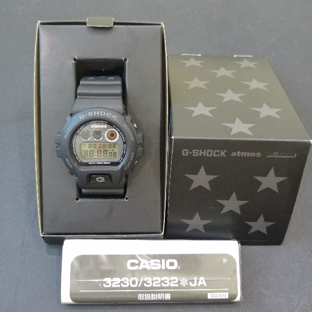 G-SHOCK BE@RBRICK X Atmos DW-6900 腕時計(デジタル