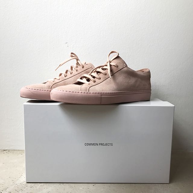 Common Projects Achilles Low Suede Blush
